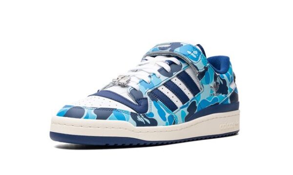 Adidas Forum 84 Low Bape 30th Anniversary Blue Camo - Imagem 4
