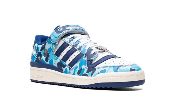 Adidas Forum 84 Low Bape 30th Anniversary Blue Camo - Imagem 5