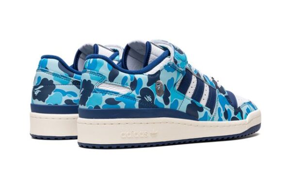 Adidas Forum 84 Low Bape 30th Anniversary Blue Camo - Imagem 3