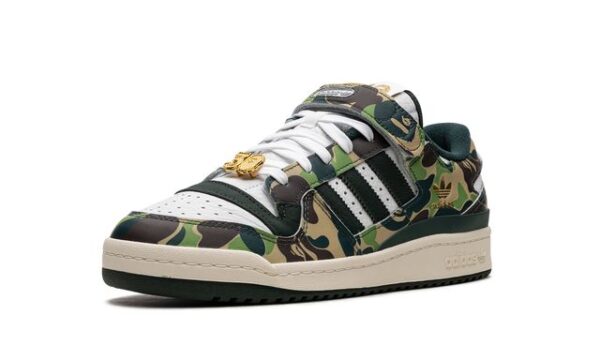 Adidas Forum 84 Low Bape 30th Anniversary Green Camo - Imagem 4