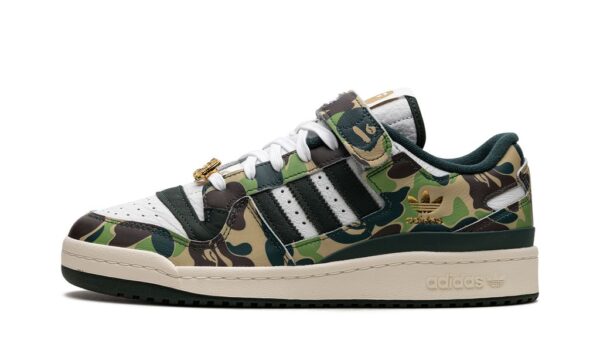 Adidas Forum 84 Low Bape 30th Anniversary Green Camo - Imagem 7
