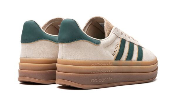 Adidas Gazelle Bold Magic Beige Collegiate Green - Imagem 3