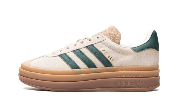 Adidas Gazelle Bold Magic Beige Collegiate Green - Imagem 7